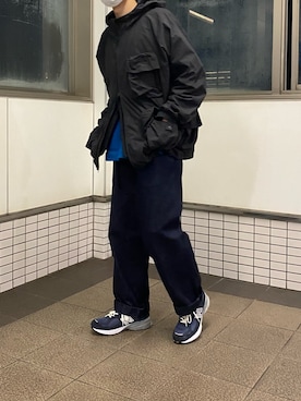 「990v3」｜ゆうたさん（メンズ・175cm）の冬コーディネート