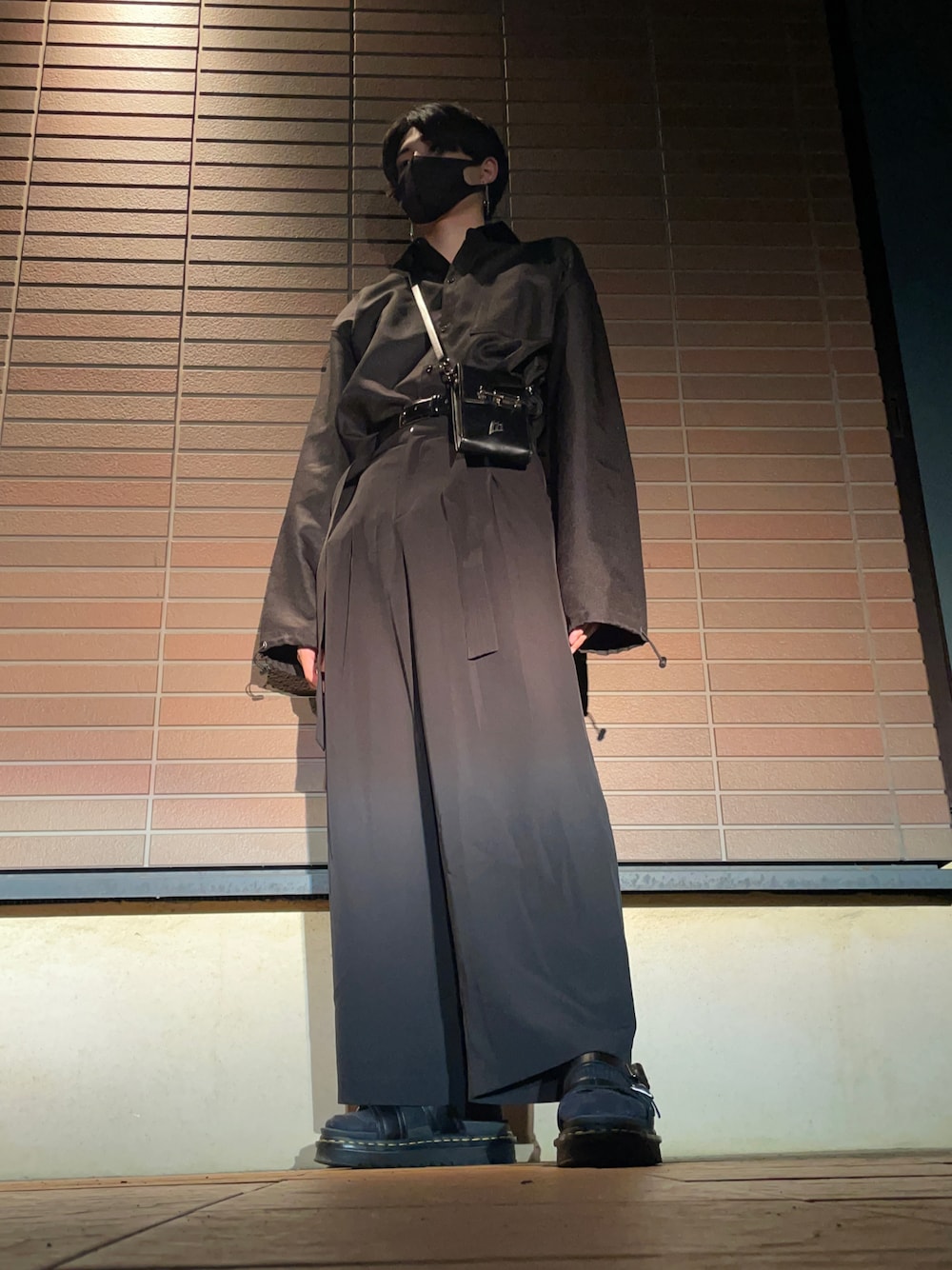 [ MASONPRINCE ] レザー ブランドロゴ ショルダーバッグ セール】PUレザー ブランドロゴ ショルダーバッグ BB2087