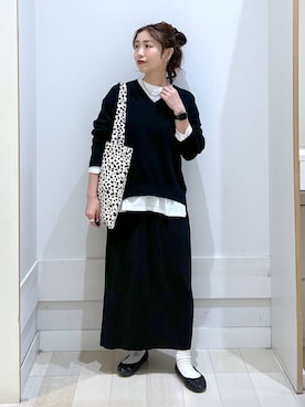 「アイテム（ヘアアクセサリー）」を使った、アリマさん（レディース・158cm・30代）の秋コーディネート