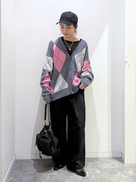「GLOBAL WORK（グローバルワーク）のアイテム（バッグ）」を使った、アリマさん（レディース・158cm）の秋コーディネート