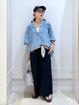 「アイテム（キャミソール）」を使った、アリマさん（レディース・158cm・30代）の夏コーディネート