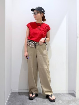 「GLOBAL WORK（グローバルワーク）のアイテム（トップス）」を使った、アリマさん（レディース・158cm）の夏コーディネート