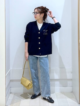 「アイテム（ヘアアクセサリー）」を使った、アリマさん（レディース・158cm・30代）の秋コーディネート