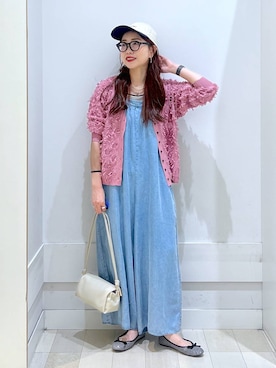 「アイテム（オールインワン・サロペット）」を使った、アリマさん（レディース・158cm・30代）の秋コーディネート
