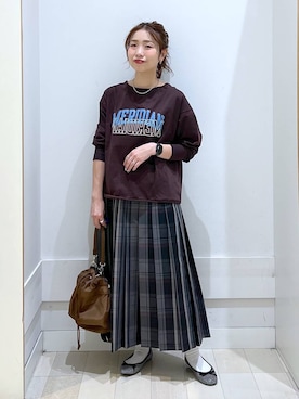 「アイテム（ヘアアクセサリー）」を使った、アリマさん（レディース・158cm・30代）の秋コーディネート