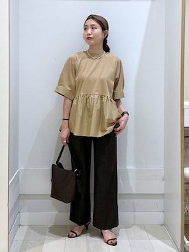 「アイテム（サンダル）」を使った、アリマさん（レディース・158cm・30代）の夏コーディネート