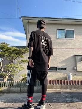 「Yohji Yamamoto（ヨウジヤマモト）のアイテム（トップス）」を使った、usedmixさん（メンズ・163cm）の春コーディネート