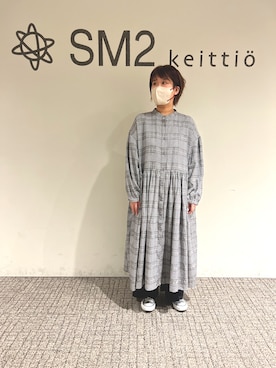 「チェックワンピース」｜「アイテム（シャツワンピース）」を使った、☆asca☆さん（レディース・158cm）の冬コーディネート
