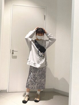 「KANGOL（カンゴール）のアイテム（財布/小物）」を使った、Kiangさん（レディース・158cm）の冬コーディネート