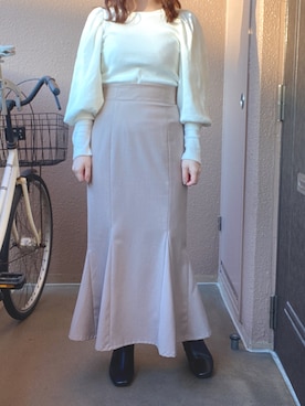 「JUNOAH（ジュノア）のアイテム」を使った、もく ❤︎さん（レディース・155cm）の冬コーディネート