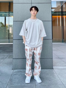 あほげさん（メンズ・174cm）の夏コーディネート