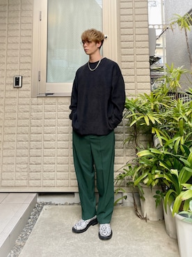 あほげさん（メンズ・174cm）の冬コーディネート