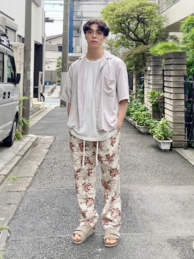 あほげさん（メンズ・174cm）の夏コーディネート