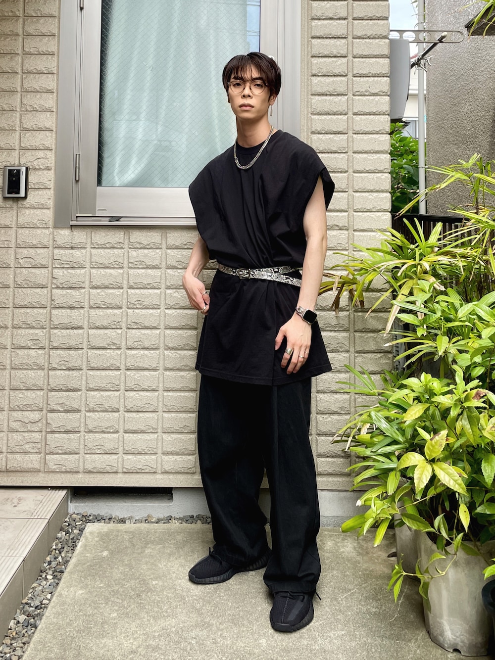 NEONSIGN ネオンサイン / WIDE DENIM SLACKS “ONE WASH” ワイドデニム 