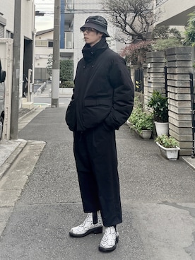 あほげさん（メンズ・174cm）の冬コーディネート