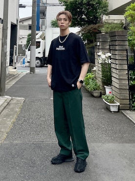 あほげさん（メンズ・174cm）の夏コーディネート