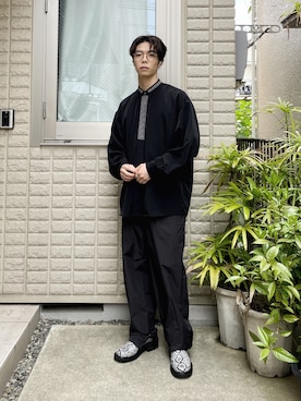 「stein」｜「アイテム（ブーツ）」を使った、あほげさん（メンズ・175cm）の夏コーディネート