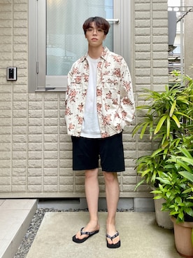 あほげさん（メンズ・174cm）の夏コーディネート