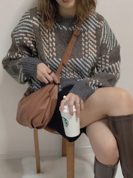 「ABITOKYO（アビトーキョー）のアイテム」を使った、ABITOKYOさん（レディース・162cm）の秋コーディネート