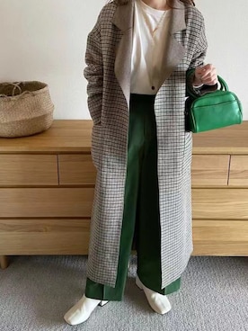 「ABITOKYO（アビトーキョー）のアイテム（ジャケット/アウター）」を使った、ABITOKYOさん（レディース・162cm）の秋コーディネート