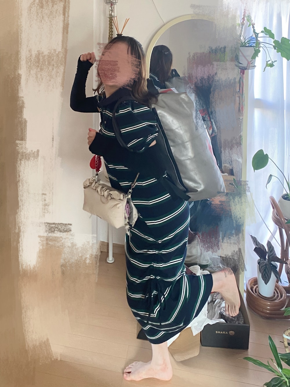 FREITAG シルバー バックパック FREITAG バックパック リュック シルバー/ブラック/ブルー