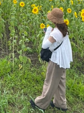 「SHAKA（シャカ）のアイテム」を使った、あおさん（レディース・157cm）の夏コーディネート
