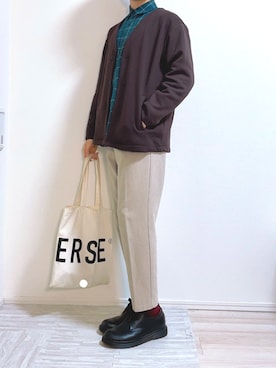 「アイテム（ドレスシューズ）」を使った、<TACK>;さん（メンズ・167cm）の冬コーディネート