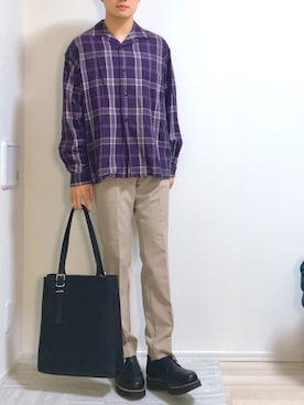 「417 EDIFICE（フォーワンセブンエディフィス）のアイテム（セットアップ）」を使った、<TACK>;さん（メンズ・167cm）の秋コーディネート