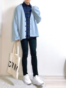 「CONVERSE（コンバース）のアイテム（バッグ）」を使った、<TACK>;さん（メンズ・167cm）の秋コーディネート