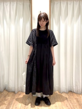 「TSUHARU by Samansa Mos2（ツハルバイサマンサモスモス）のアイテム（ワンピース/ドレス）」を使った、ayanoさん（レディース・162cm）の春コーディネート