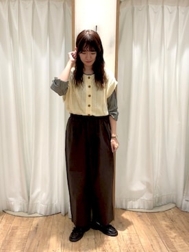 ayanoさん（レディース・162cm）の秋コーディネート