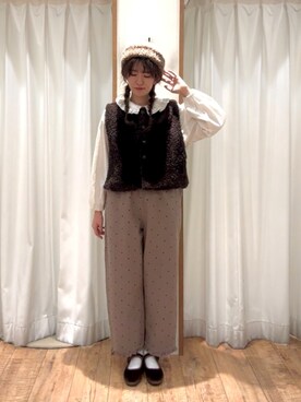 ayanoさん（レディース・162cm）の冬コーディネート