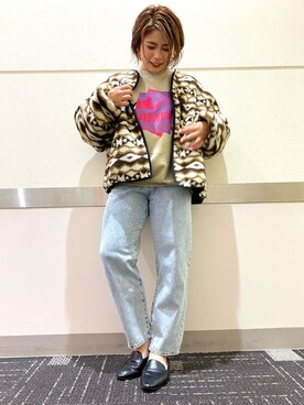 「CAMP7（キャンプセブン）のアイテム（その他アウター）」を使った、ha-tan. ✩.*˚さん（レディース・157cm）の秋コーディネート