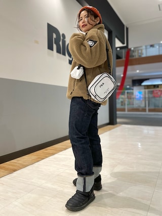 ショルダーバッグ・ポシェット FILA FILA ballerina duffel bag_FS3BCG3371F_BLK FILA（フィラ）の「【FILA】ポーチ付きショルダーバッグ