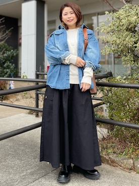 ha-tan. ✩.*˚さん（レディース・157cm）の冬コーディネート