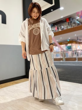 ha-tan. ✩.*˚さん（レディース・157cm）の春コーディネート