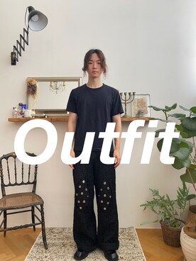 「NAMACHEKO（ナマチェコ）のアイテム」を使った、I amさん（メンズ・174cm）の秋コーディネート