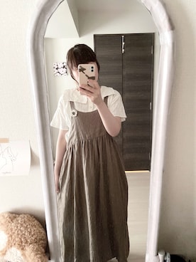 「小菅幸子（コスゲサチコ）のアイテム」を使った、𝚒 𝚣 𝚞 𝚖 𝚒 さん（レディース・156cm）の夏コーディネート