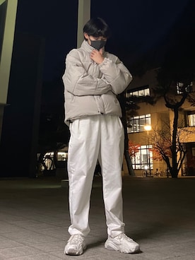 「ASCLO（エジュクロ）のアイテム（ジャケット/アウター）」を使った、柊羽さん（メンズ・173cm）の冬コーディネート