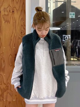 「XLARGE（エクストララージ）のアイテム（その他アウター）」を使った、honokaさん（レディース・168cm）の秋コーディネート