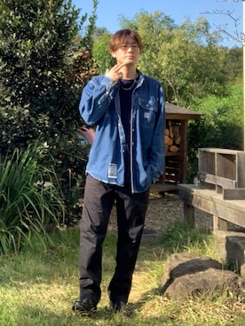 「プラスJ」｜ambi_さん（メンズ・177cm）の秋コーディネート