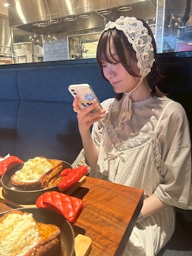 「アイテム（ヘアバンド）」を使った、🌸さん（レディース・158cm）の秋コーディネート