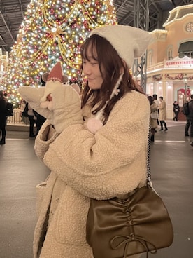 🌸さん（骨格ナチュラル・レディース・158cm）の冬コーディネート