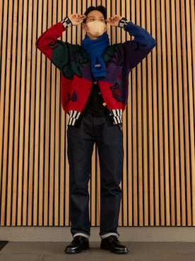 「ROYAL REPUBLIQ（ロイヤルリパブリック）のアイテム（ドレスシューズ）」を使った、masaさん（メンズ・174cm）の冬コーディネート