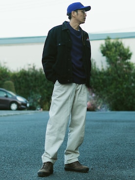 「ECCO（エコー）のアイテム」を使った、masaさん（メンズ・174cm）の秋コーディネート