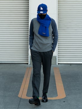 「ミドルネック」｜masaさん（メンズ・174cm）の冬コーディネート