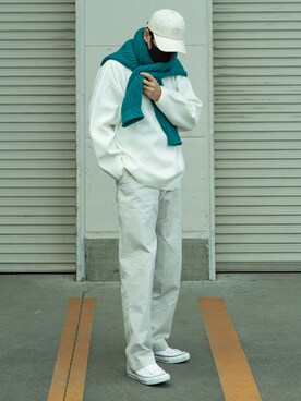 「WEGO（ウィゴー）のアイテム（キャップ）」を使った、masaさん（メンズ・174cm）の冬コーディネート