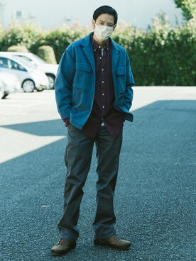 「ECCO（エコー）のアイテム」を使った、masaさん（メンズ・174cm）の秋コーディネート