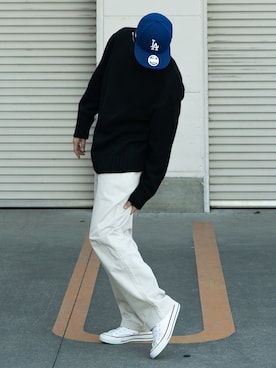 「CHAPS（チャップス）のアイテム（パンツ）」を使った、masaさん（メンズ・174cm）の冬コーディネート