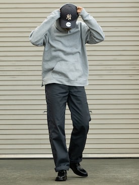 「ROYAL REPUBLIQ（ロイヤルリパブリック）のアイテム（ドレスシューズ）」を使った、masaさん（メンズ・174cm）の冬コーディネート